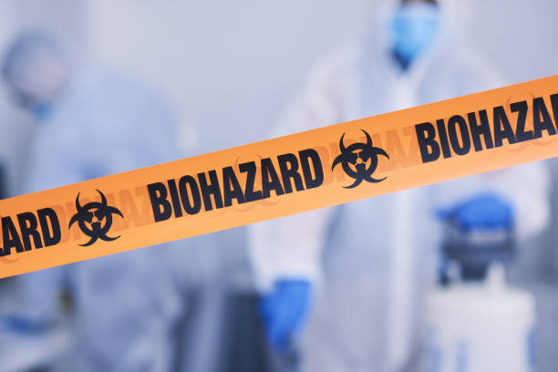 Professional Biohazard technician working in Port Washington, NY